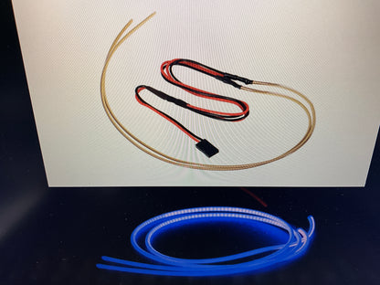 INJORA Flexible Cuttable LED Strip Lights for RC Cars