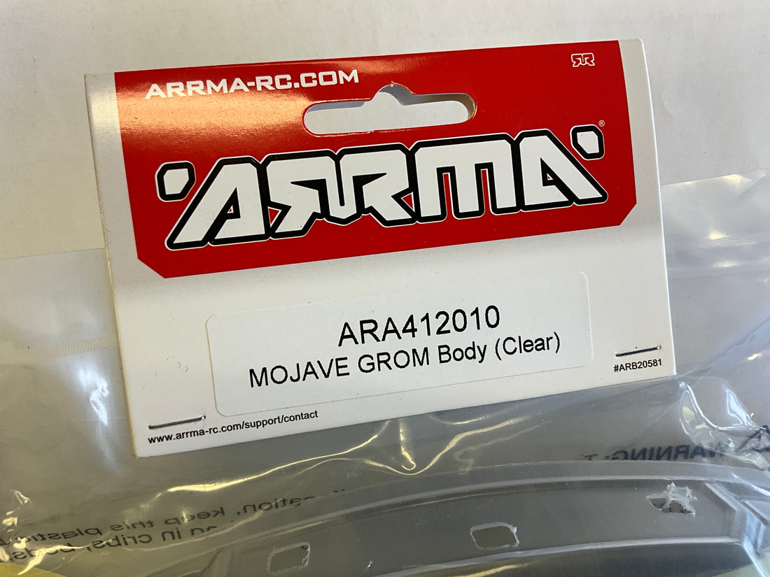 ARRMA MOJAVE GROM Body, Clear