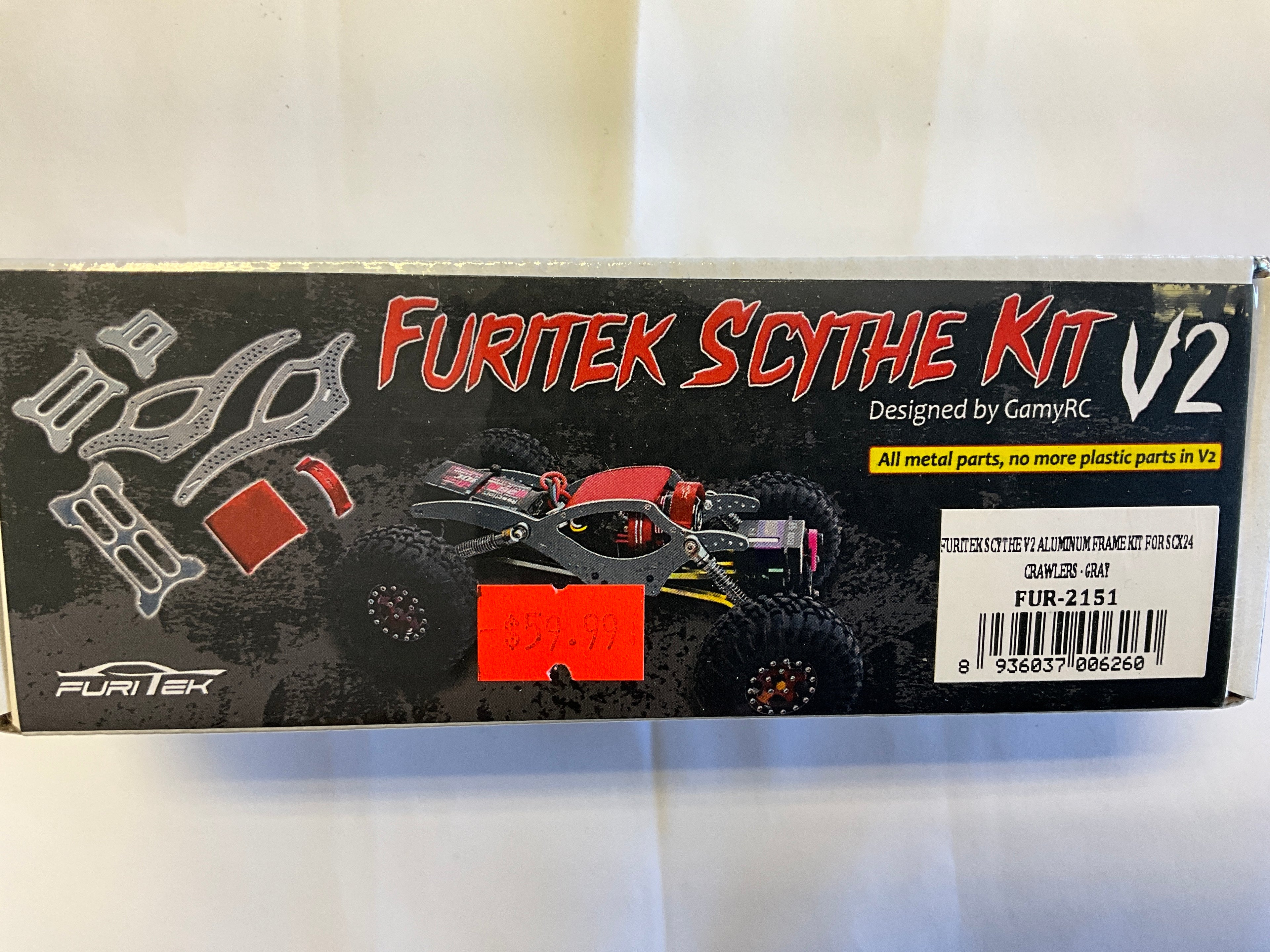 Furitek Scythe SCX24 V2 Aluminum Frame Kit (Grey)