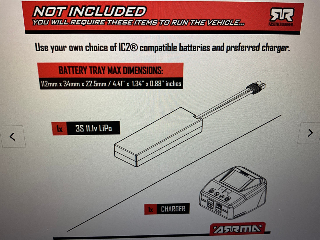 1/12 ARRMA INFRACTION GROM 3S
