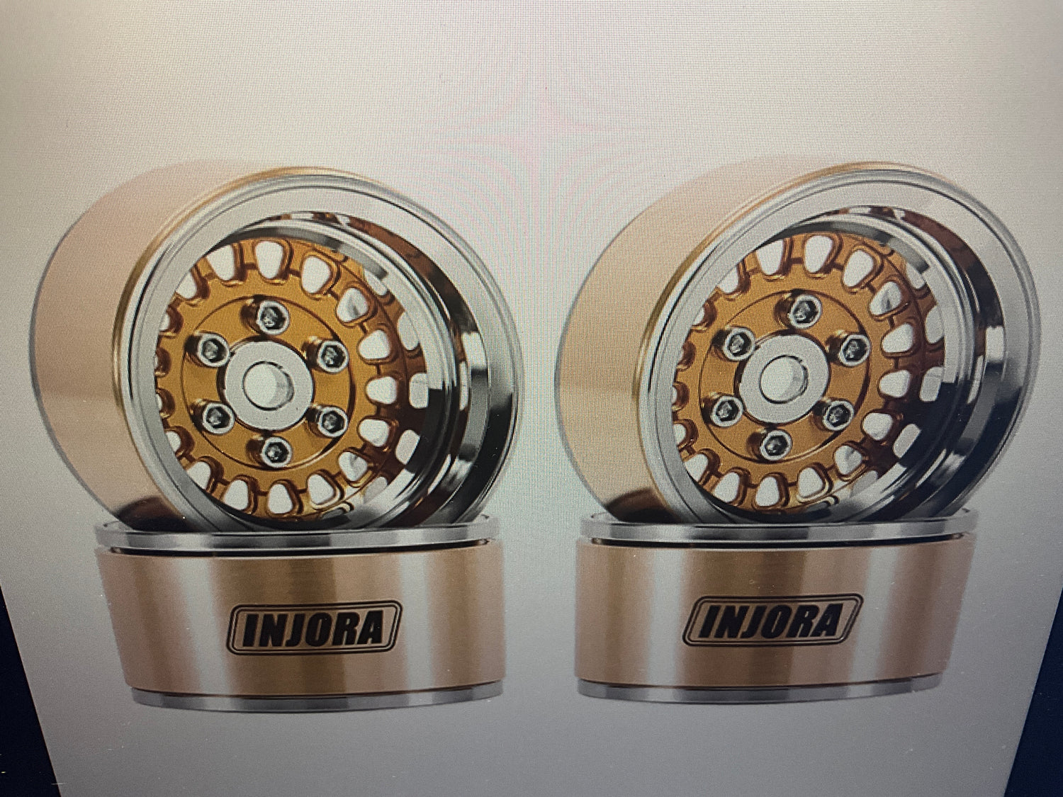 INJORA 1.0" ModuWheel -4.4mm Offset Wheels for Micro Crawlers (MW1016)