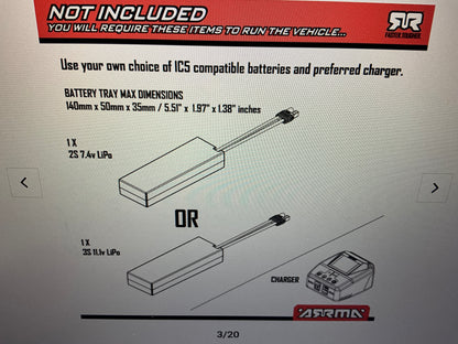 1/10 ARRMA FURY DSC 223S