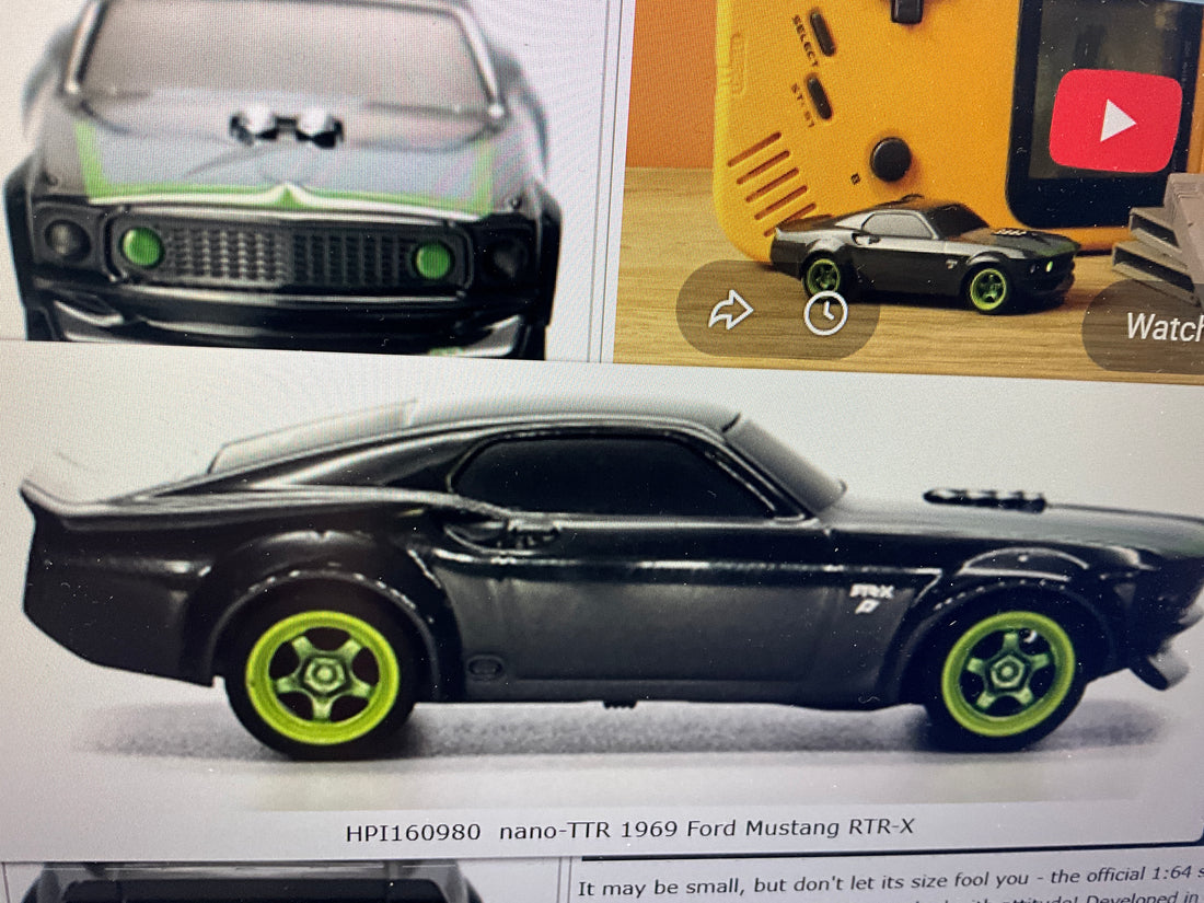 HPI nano-TTR 1969 Ford Mustang RTR-X