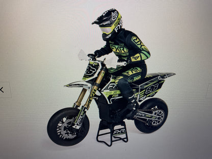LOSI 1/4 Promoto-SM FXR Supermoto Motorcycle RTR Basic, White