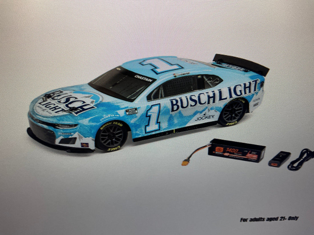 1/12 Losi NASCAR 2025 Ross Chastain No. 1 Busch Light (Battery &amp; Charger Included)