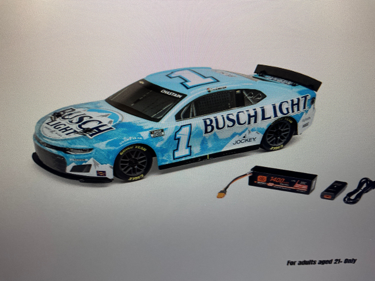 1/12 Losi NASCAR 2025 Ross Chastain No. 1 Busch Light (Battery &amp; Charger Included)