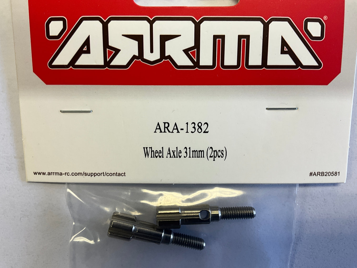 ARRMA Wheel Axle, Long (2)