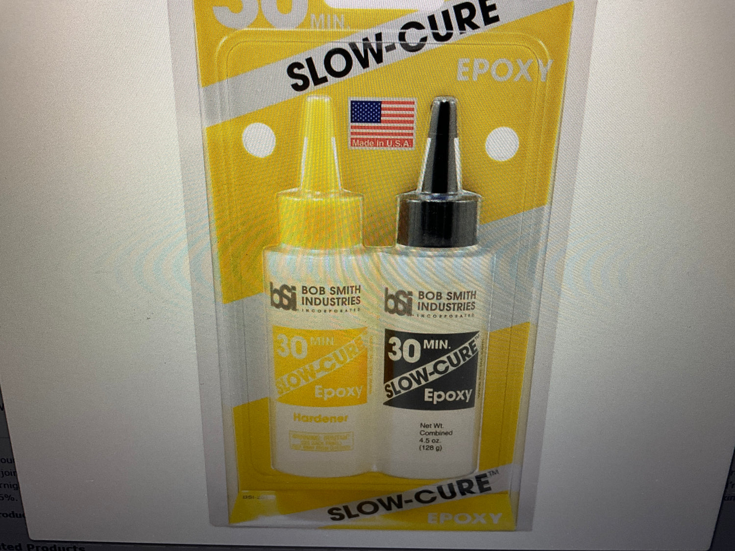 Bob Smith Industries SLOW-CURE 30 Minute Epoxy (4 1/2oz)