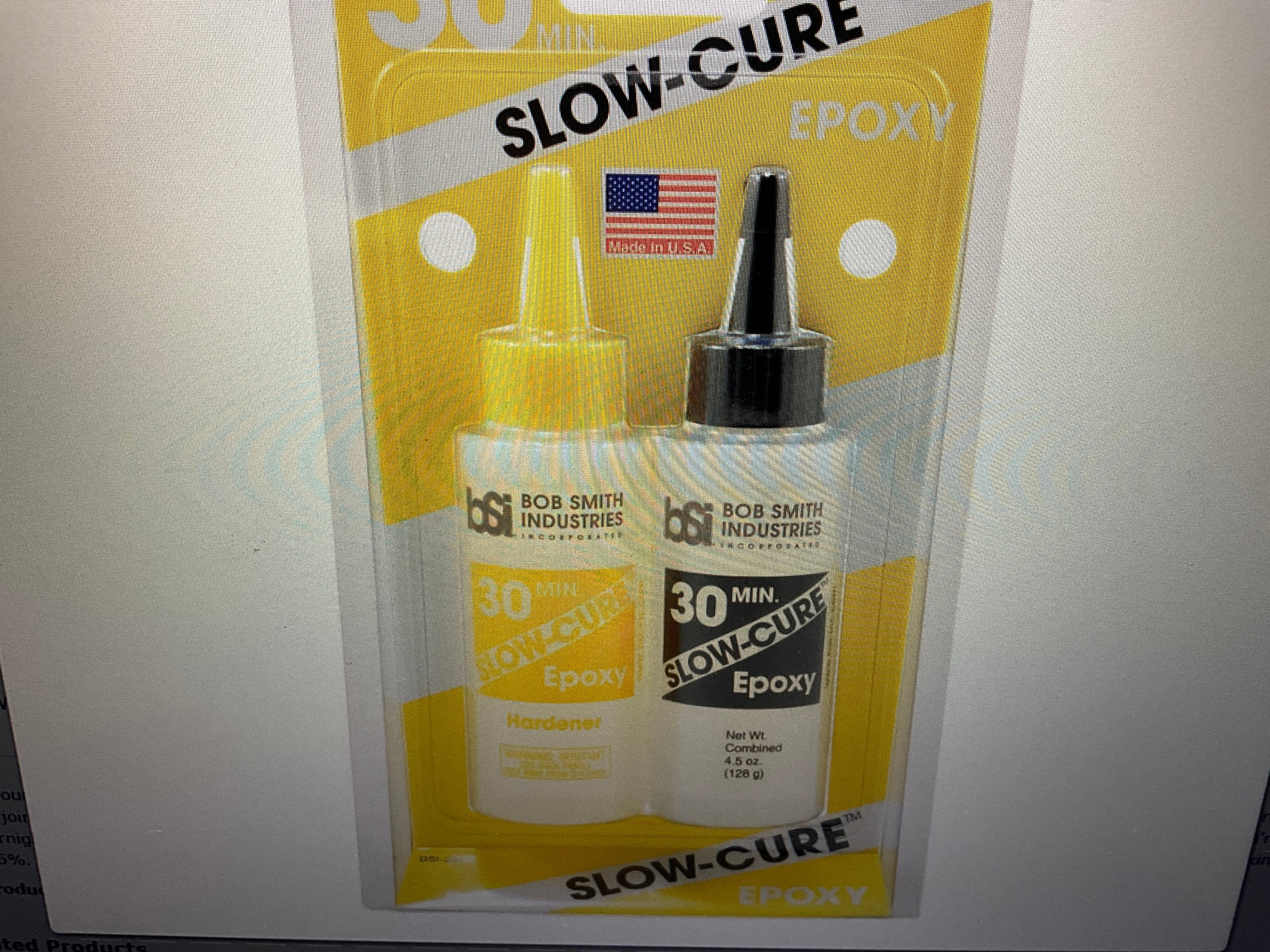 Bob Smith Industries SLOW-CURE 30 Minute Epoxy (4 1/2oz)