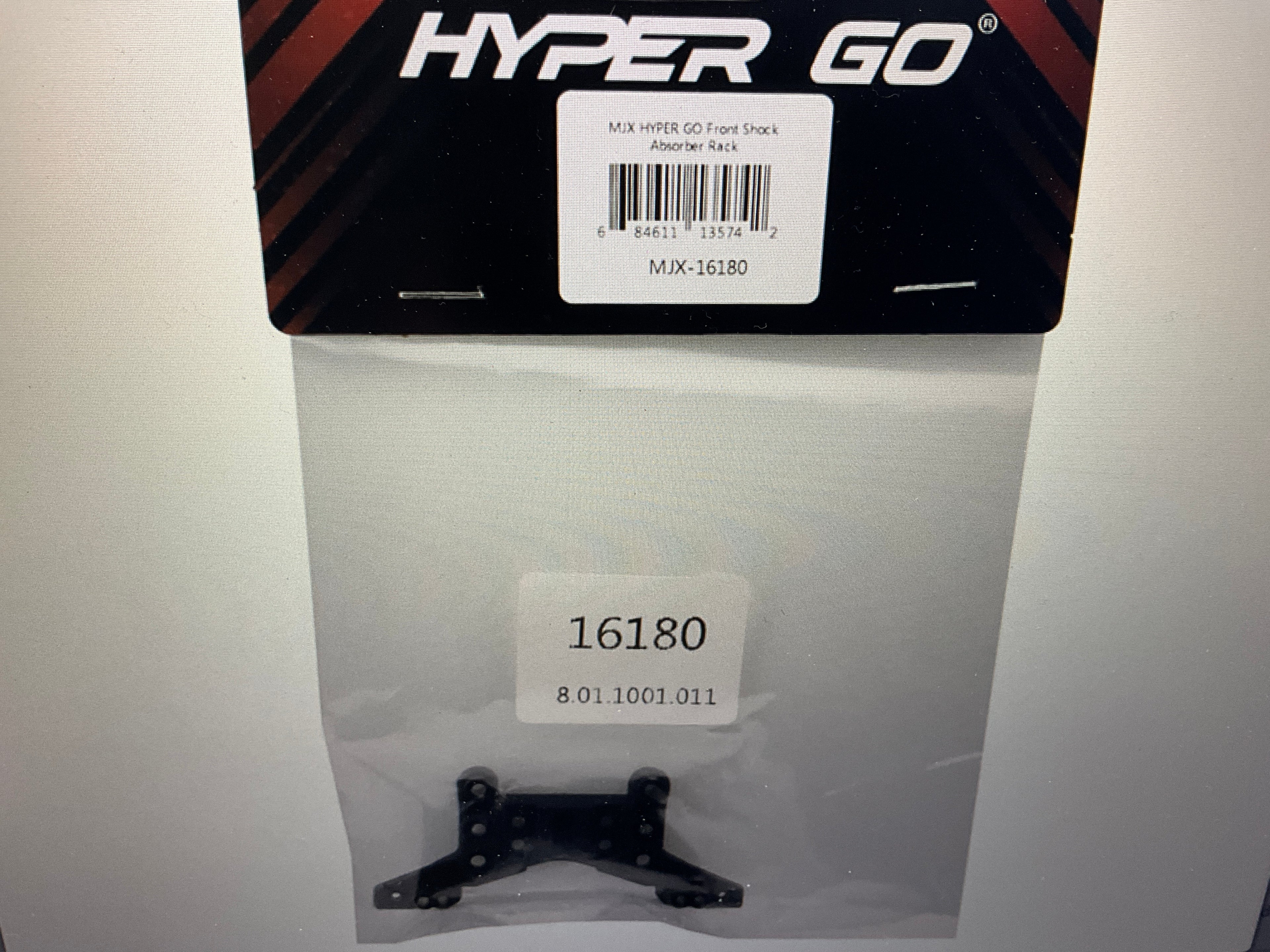 MJX HYPER GO Rear Shock Tower (16208/16209/16210)