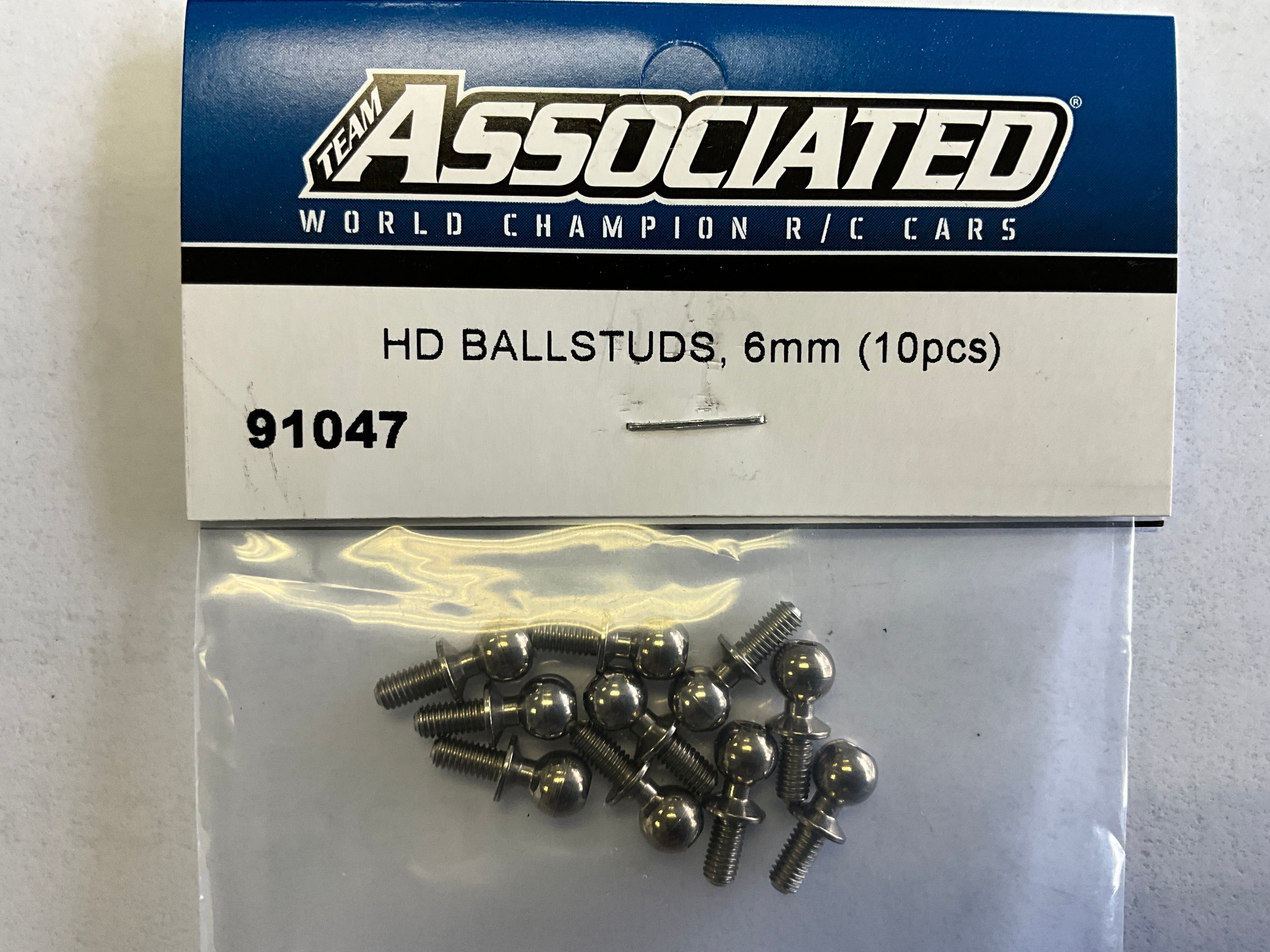 Team Associated 6mm Heavy Duty Ballstud Set (8)