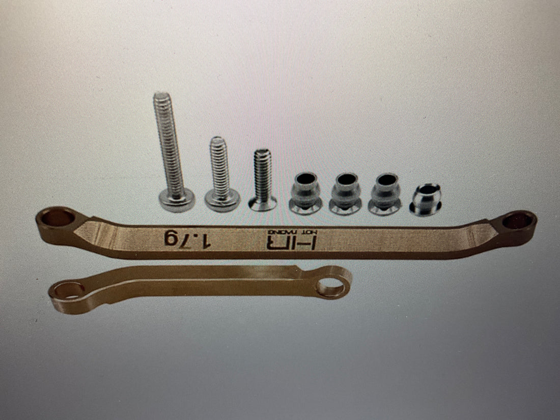 Hot Racing Brass Tight Tolerance Steering Link Set, 1/30 Axial SCX30