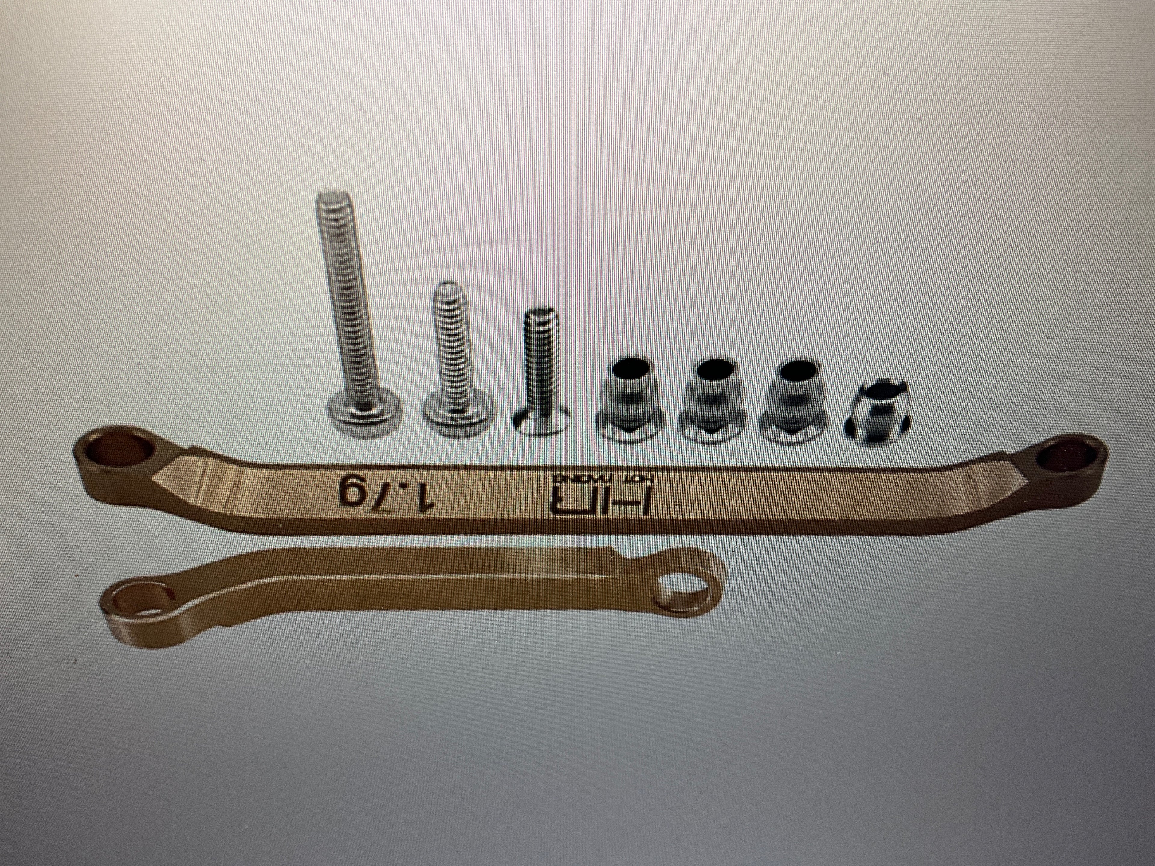 Hot Racing Brass Tight Tolerance Steering Link Set, 1/30 Axial SCX30