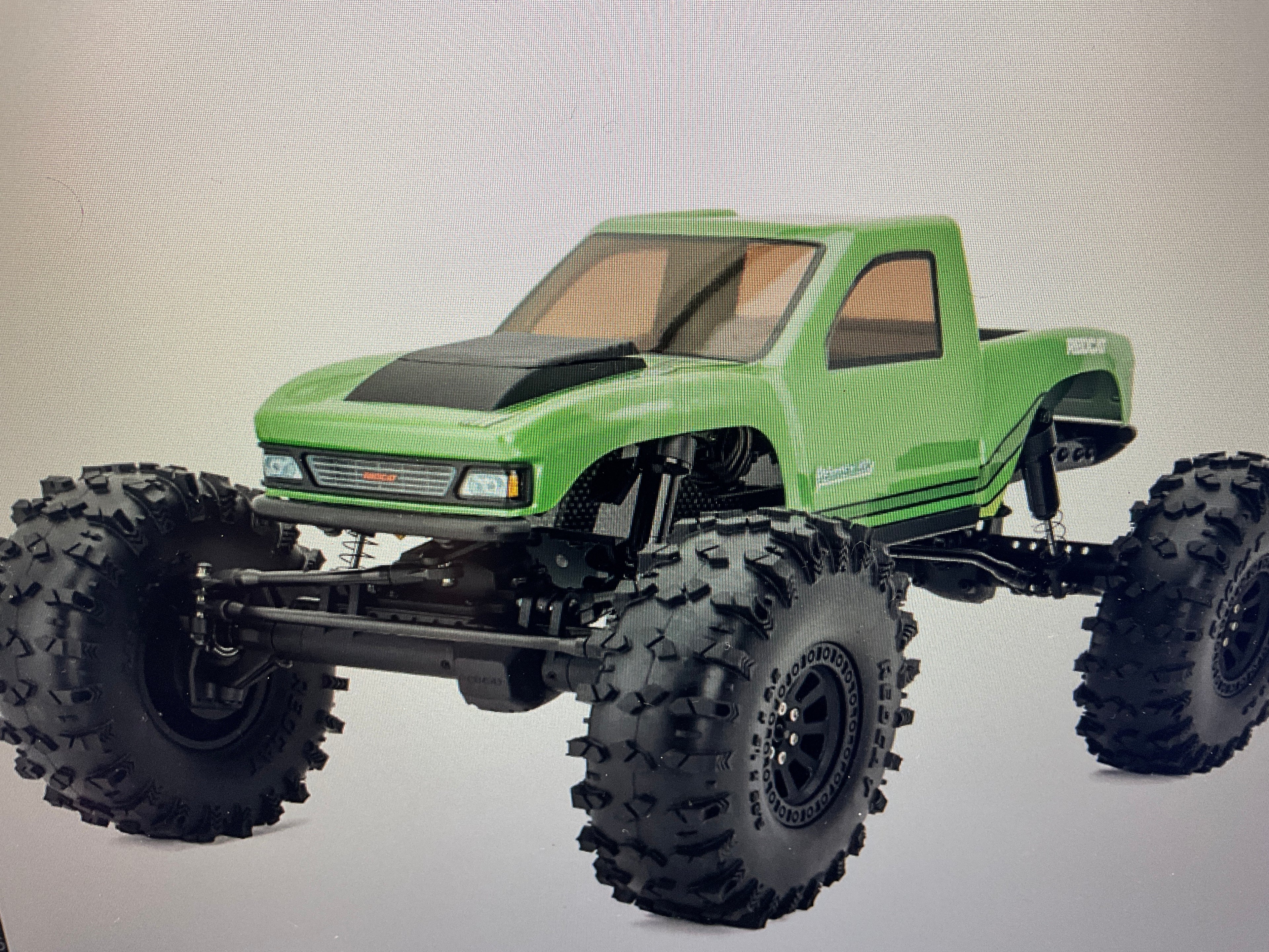 Redcat Vertex-10W 1/10 RTR 4WD Electric Brushless Rock Crawler (Electric Green) (+24mm Wide Axles)