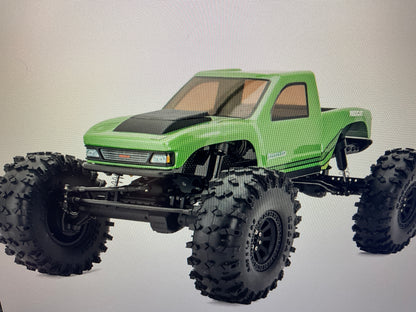 Redcat Vertex-10W 1/10 RTR 4WD Electric Brushless Rock Crawler (Electric Green) (+24mm Wide Axles)