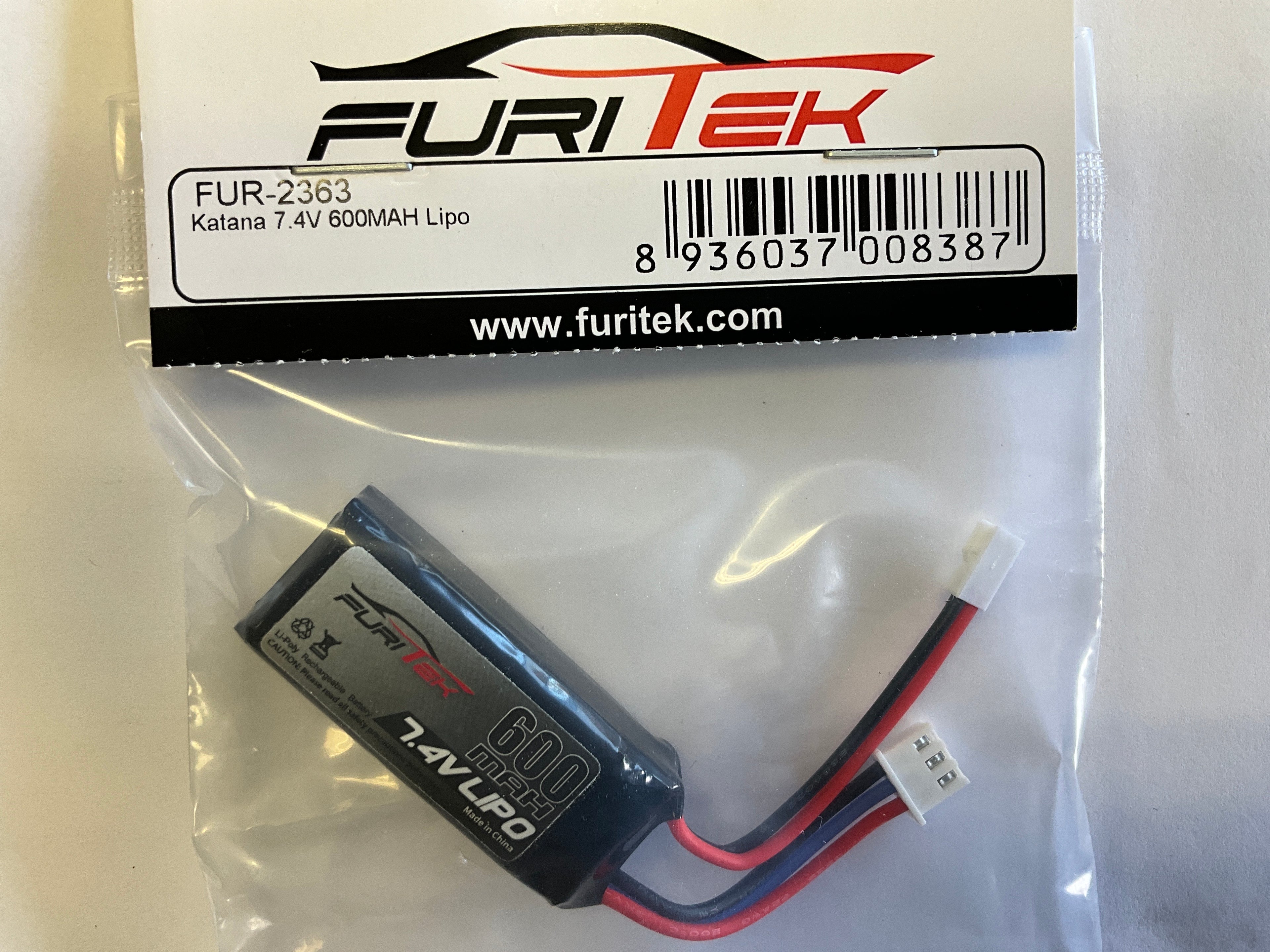 Furitek FX118 2S LiPo Battery w/Molex Connector (7.4V/600mAh)