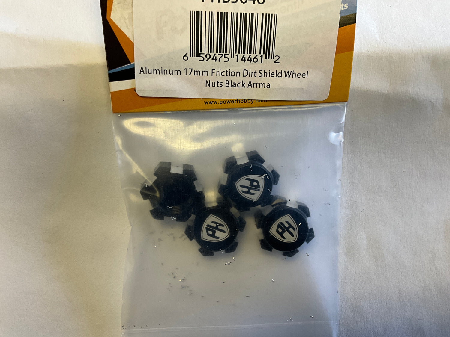 Powerhobby Aluminum 17mm Friction Dirt Shield Wheel Nuts Arrma