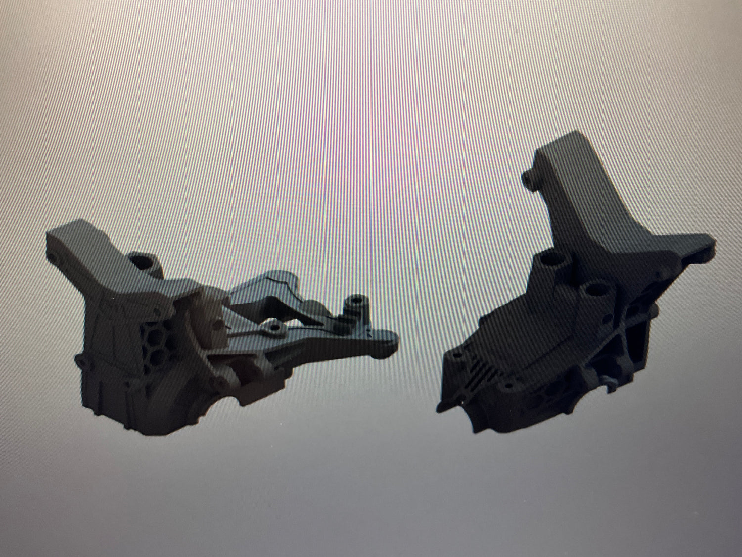 ARA-1082 Front/Rear Composite Upper Gearbox Covers/Shock Tower