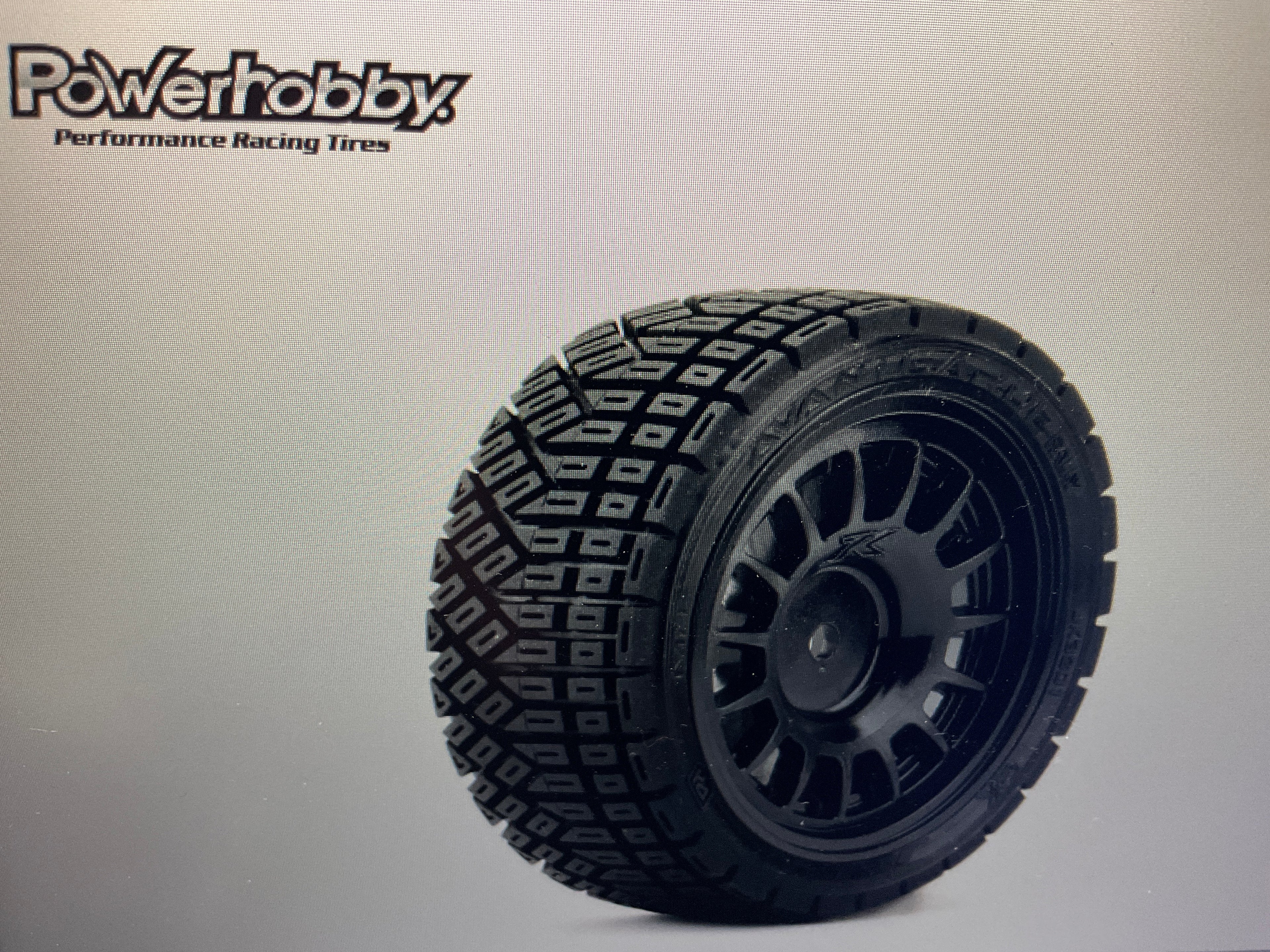 Powerhobby 1/10 Rally Car Avantgarde Mounted Tires Claw Wheels (4) 12mm HEX