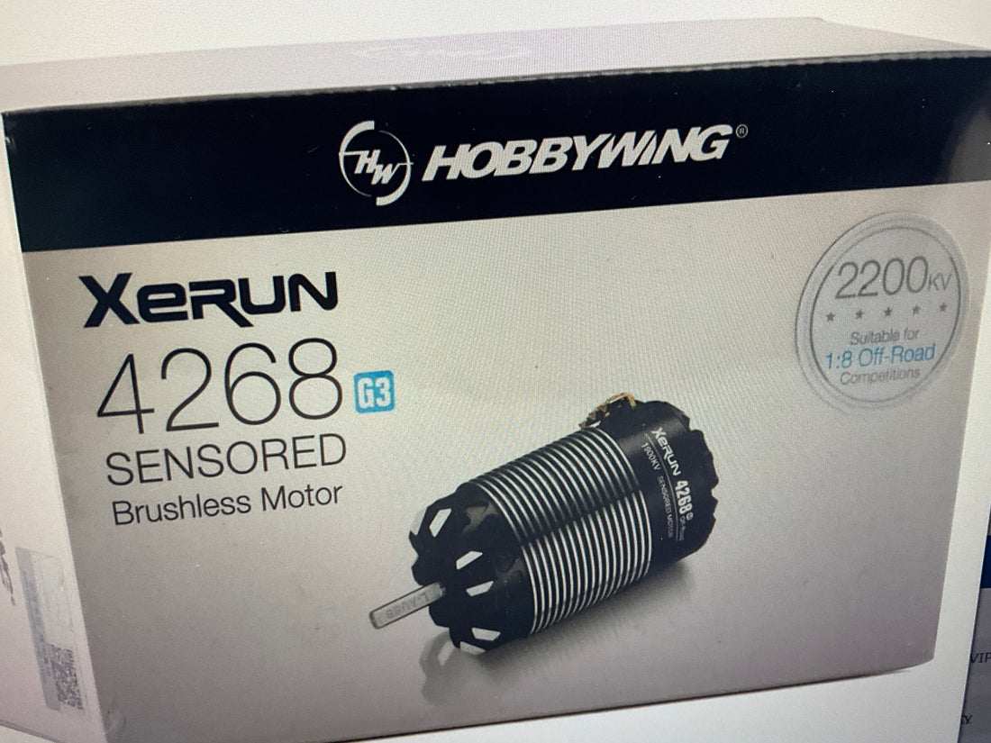 Hobbywing Xerun 4268SD G3 1/8 Scale Sensored Brushless Motor (2200kV)