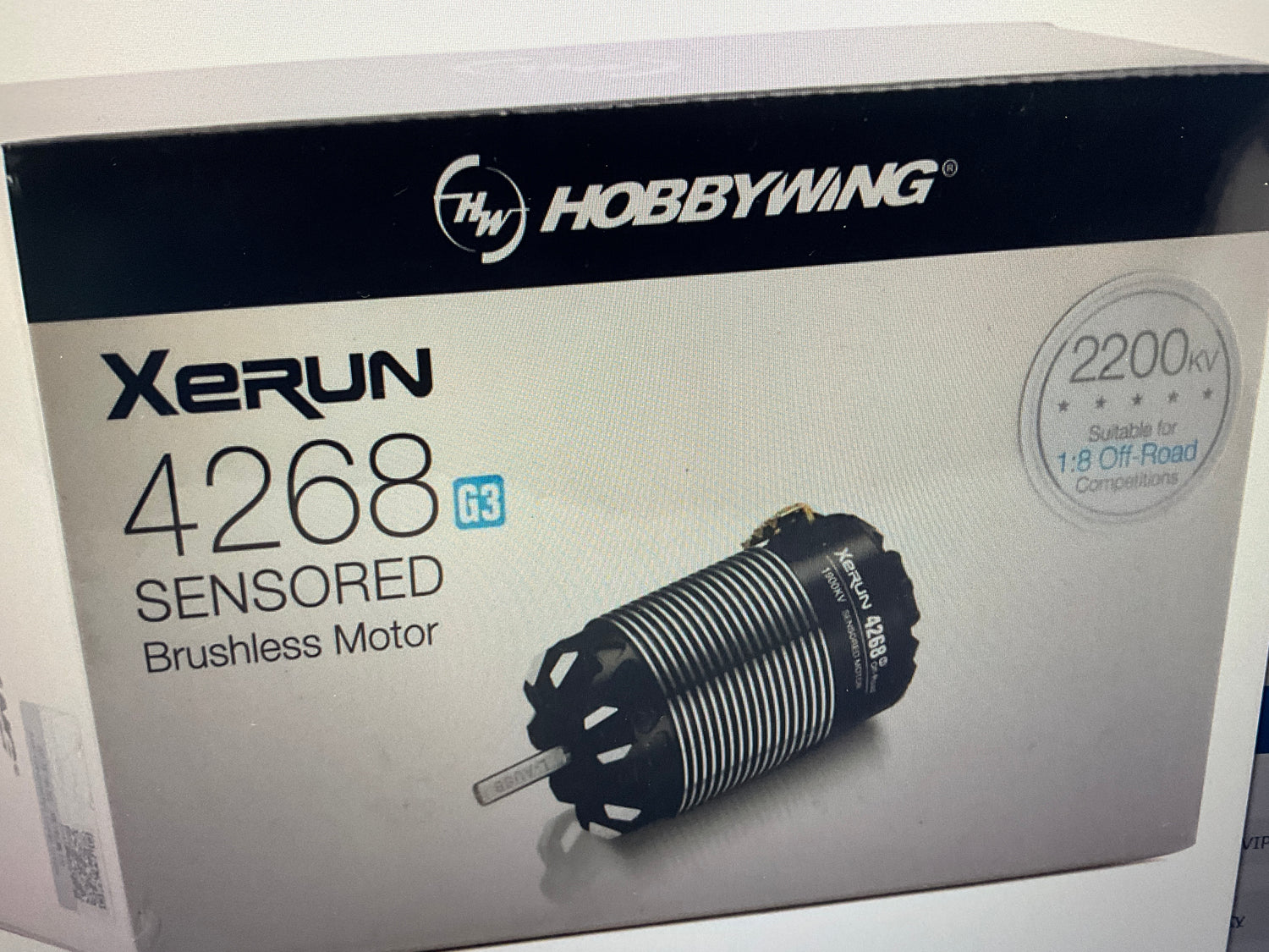 Hobbywing Xerun 4268SD G3 1/8 Scale Sensored Brushless Motor (2200kV)