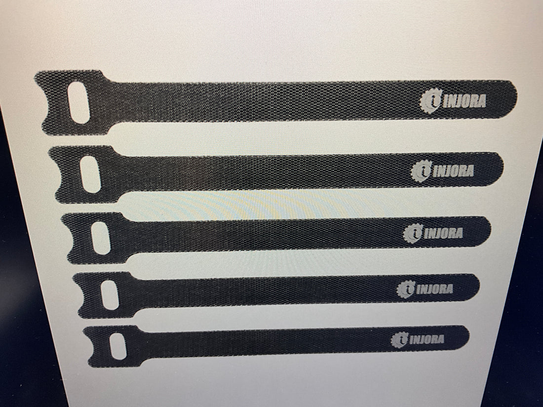 INJORA 150*12mm Battery Straps for 1/18 1/24 RC Crawlers