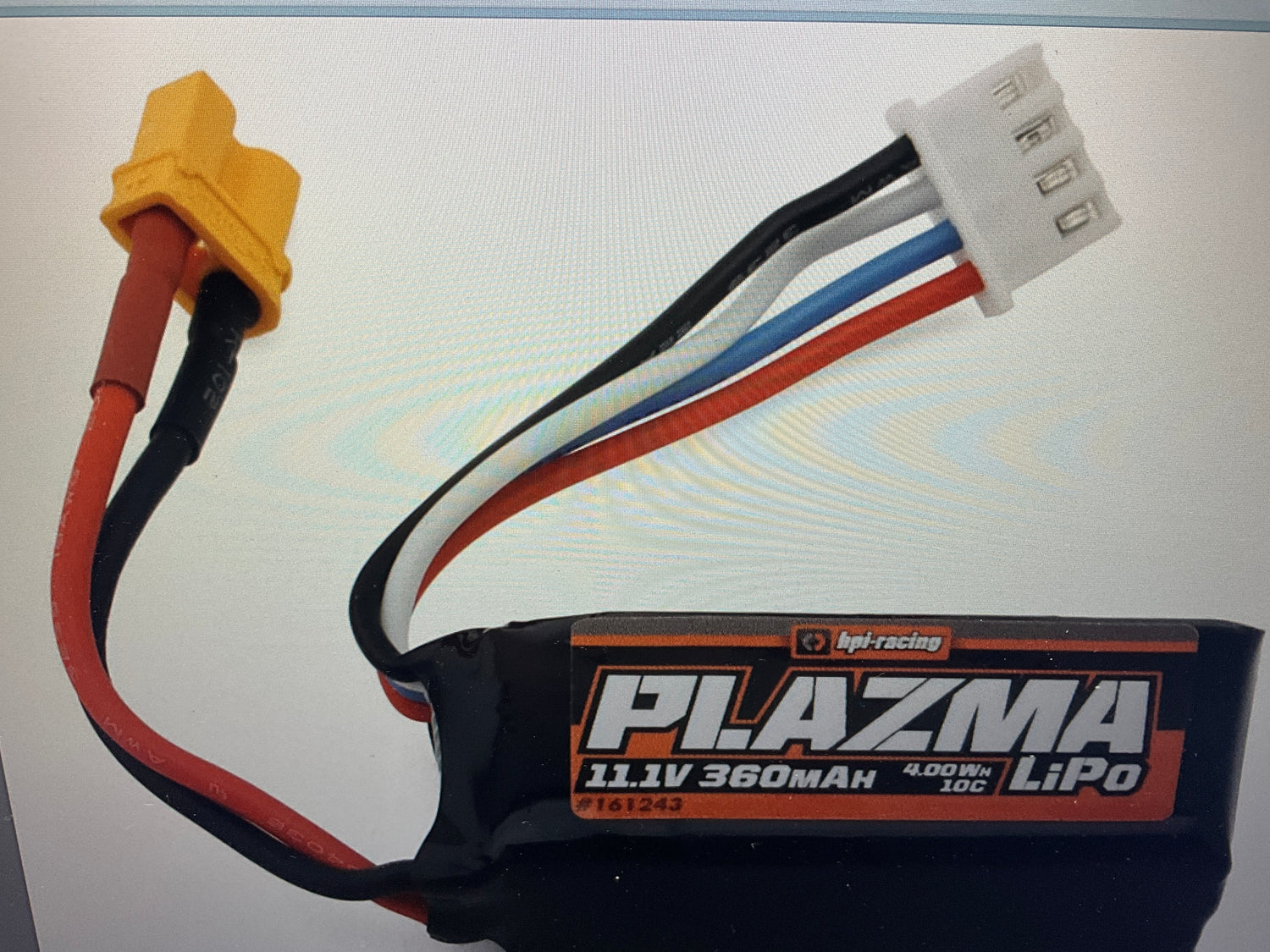 HPI Plazma 3S LiPo Battery Pack w/XT30 Plug (11.1V/360mAh)