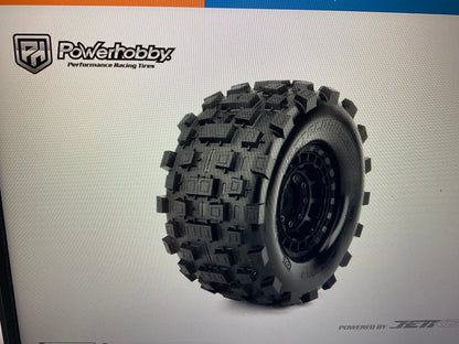 Powerhobby Wasteland 1/5 Belted Tires (2) FOR Traxxas X-Maxx Arrma Losi DBXL-E