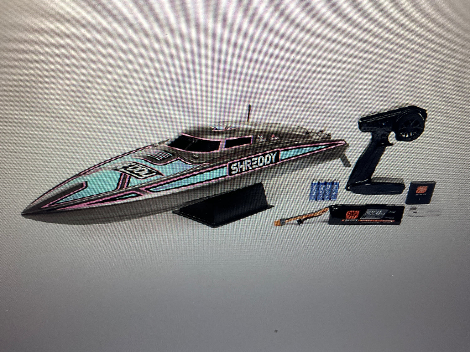 PROBOAT Recoil 2 V2 26&quot; Self-Righting Brushless Deep-V RTR, Shreddy
