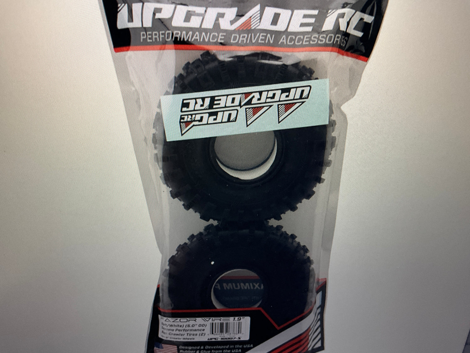 UpGrade RC Razor Wire 1.9&quot; Extreme Performance Rock Crawler Tires (2) (Soft)