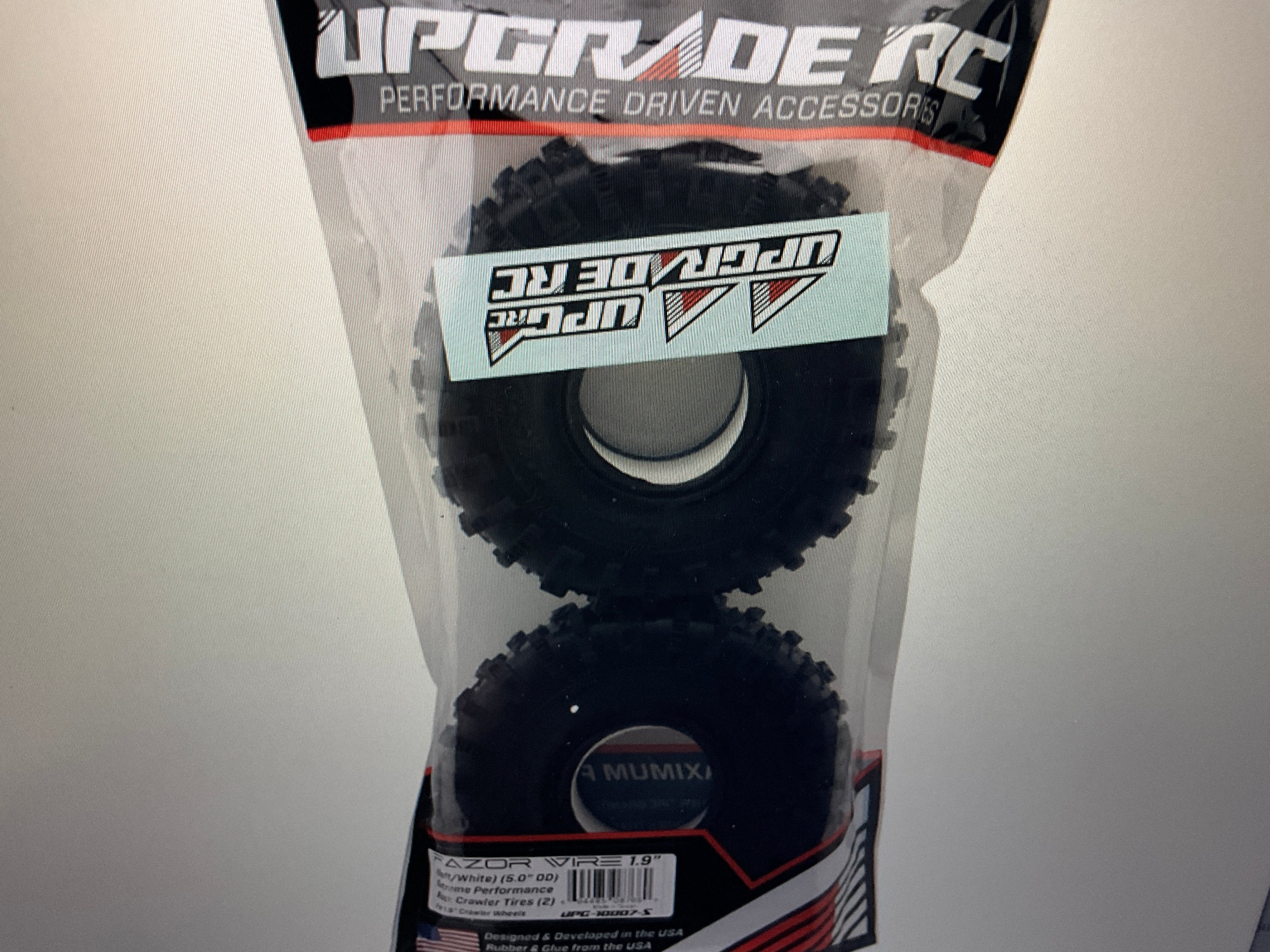 UpGrade RC Razor Wire 1.9&quot; Extreme Performance Rock Crawler Tires (2) (Soft)