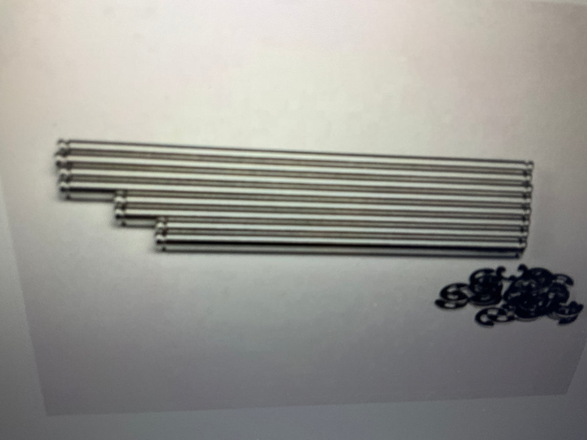 Stainless Steel Suspension Pin Set with E-Clips