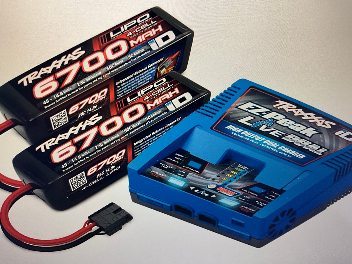 Dual 4s LiPo Completer w/ EZ-Peak Live Dual Charger