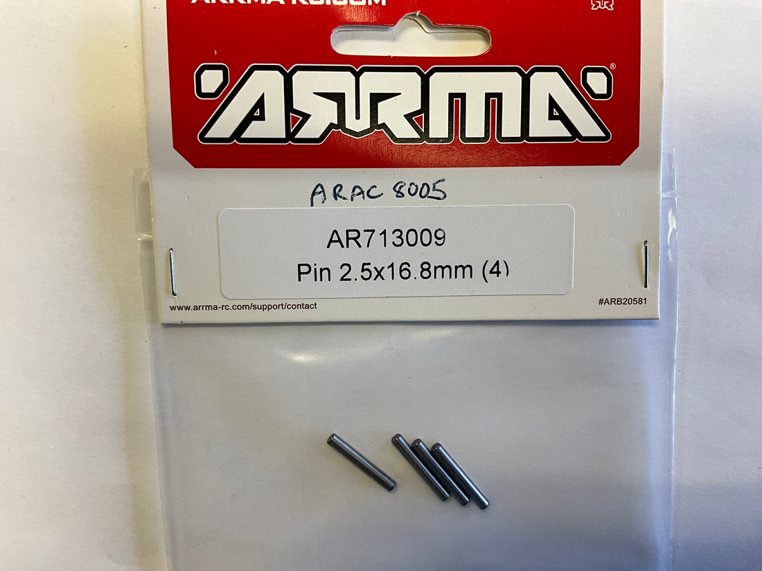 ARRMA Pin 2.5x16.8mm (4) AR713009