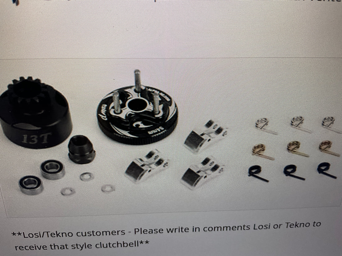 Complete 13T clutch Kit with vented bell