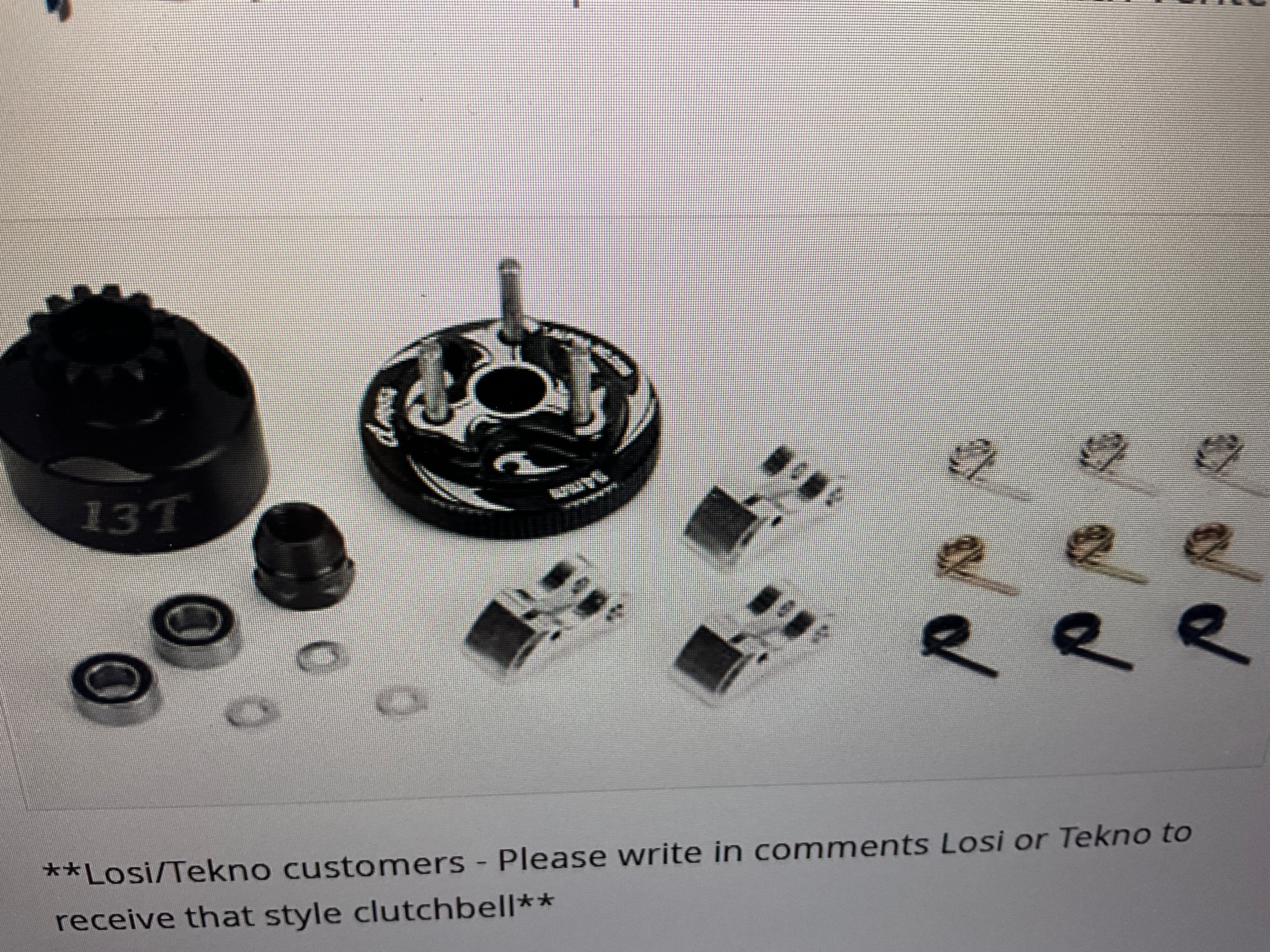 Complete 13T clutch Kit with vented bell