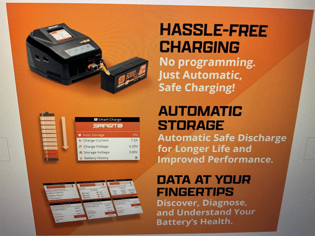 SPEKTRUM 11.1V 3200mAh 3S 30C Smart G2 LiPo Battery: IC3