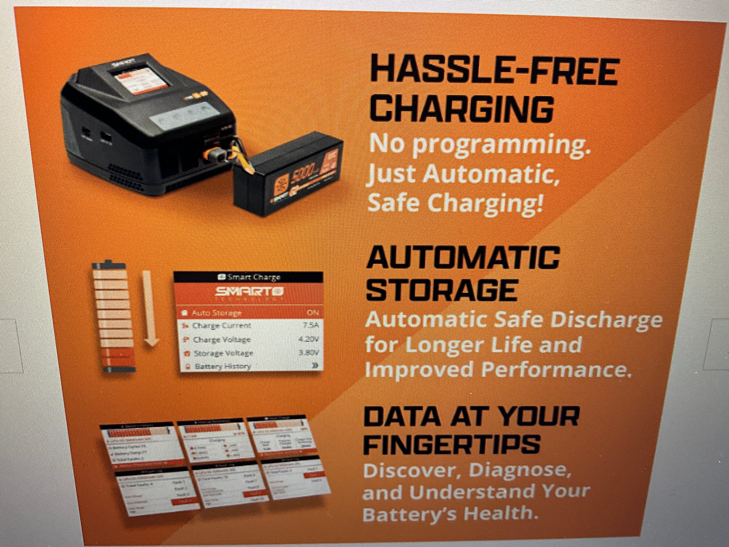SPEKTRUM 11.1V 3200mAh 3S 30C Smart G2 LiPo Battery: IC3