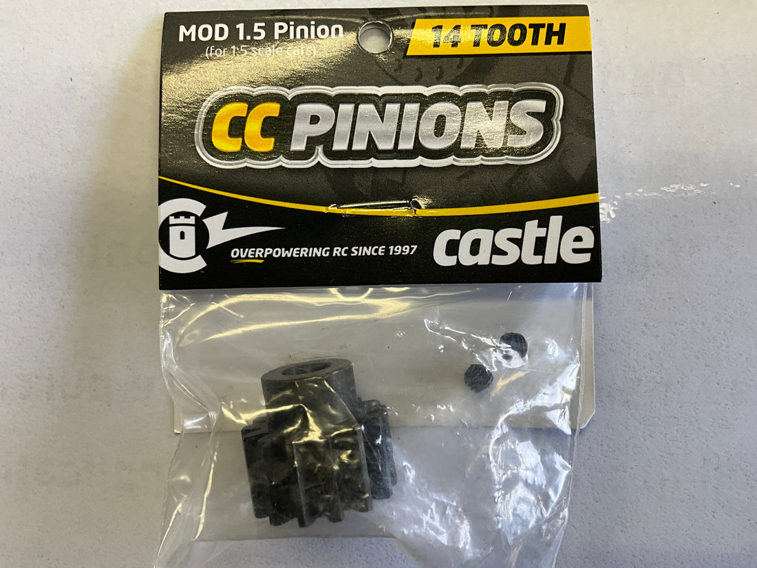 Castle Creations Mod 1.5 Pinion Gear w/8mm Bore (14T)