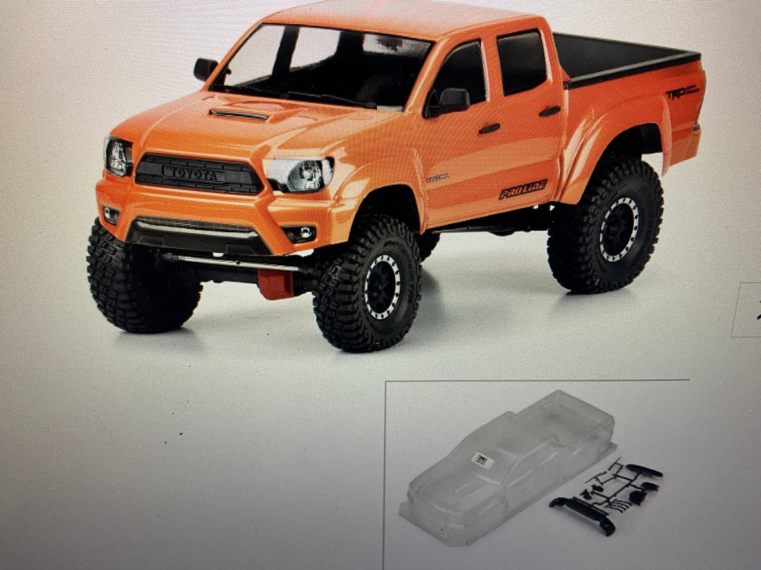 PROLINE 1/10 2015 Toyota Tacoma TRD Pro Clear Body 12.3&quot; (313mm) Wheelbase: Crawlers