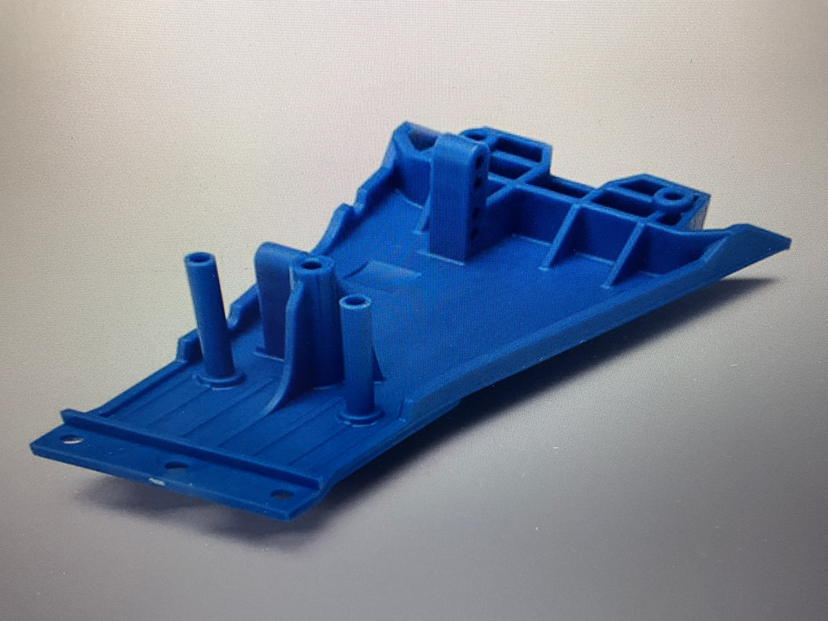 Slash 2WD Blue Low-CG Lower Chassis