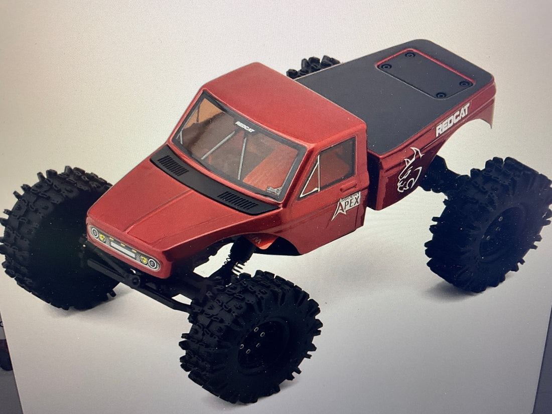 Redcat Ascent-18 Apex 1/18 4WD RTR Brushless Rock Crawler (Red) w/2.4GHz Radio, Battery &amp; Charger