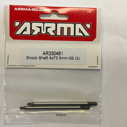 ARRMA Shock Shaft 4x73.5mm (2): 6S