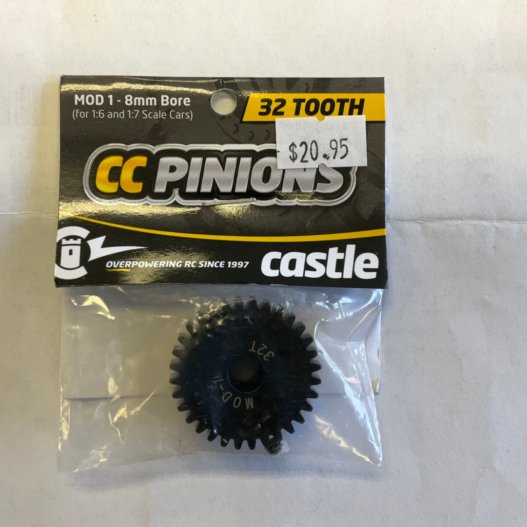 Castle Creations Mod 1 Pinion Gear w/8mm Bore (32T)