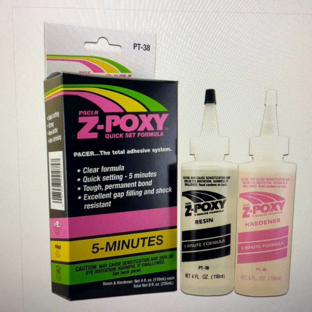 ZAP Z-Poxy 5 Minute Epoxy, 8 oz
