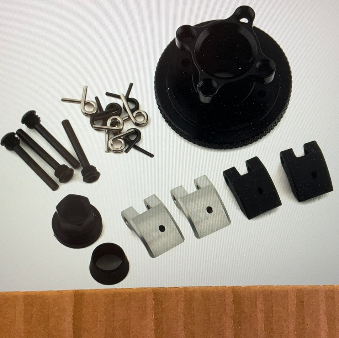 ProTek RC 34mm 4-Shoe Off-Road Clutch Set (2 Aluminum/2 Composite Shoes)