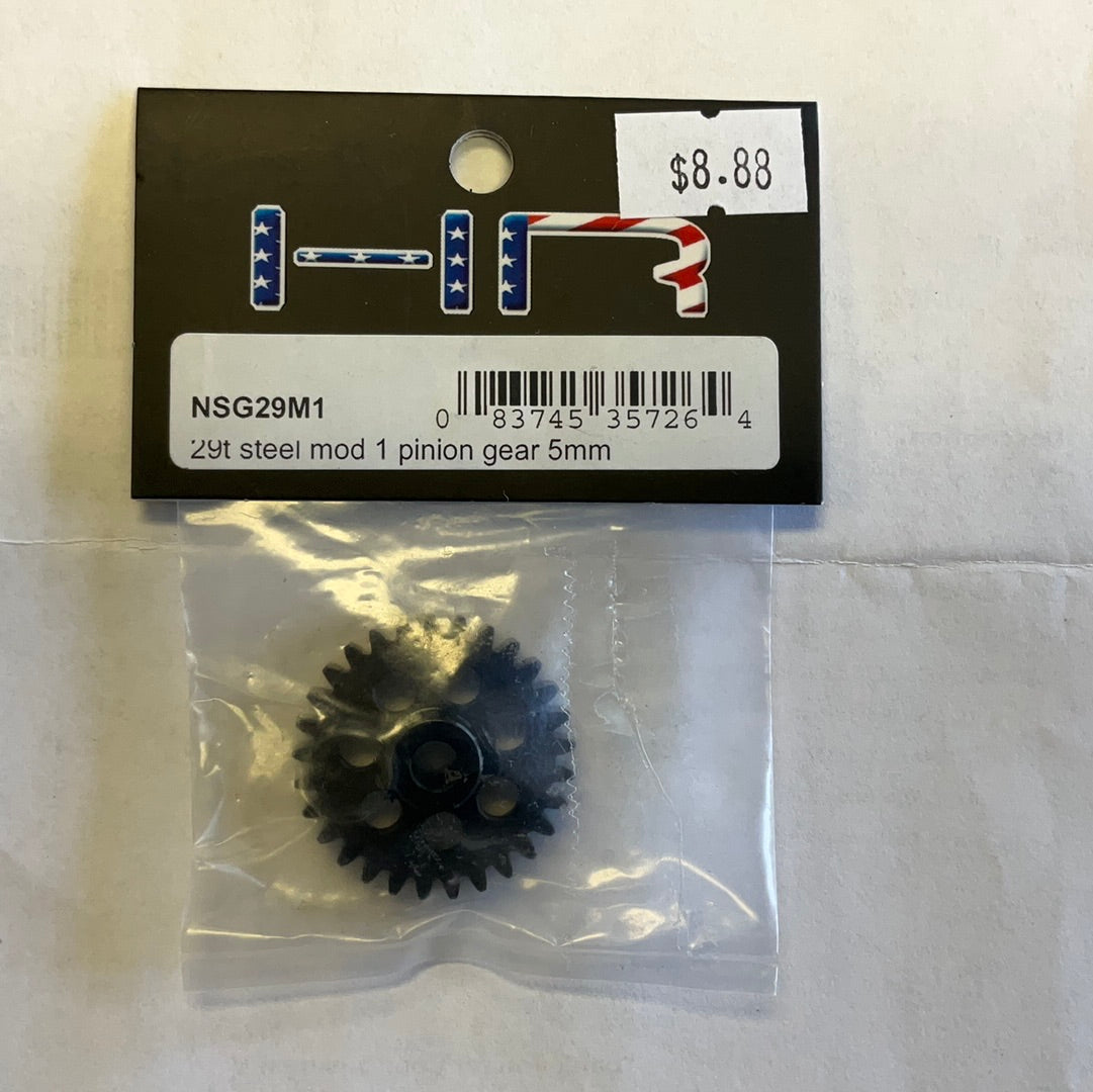 Hot Racing Steel Mod 1 Pinion Gear w/5mm Bore (29T)