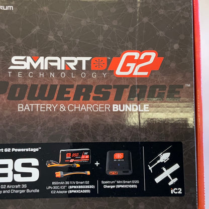 SPEKTRUM Smart Powerstage Air Bundle: 850mAh 3S G2 LiPo Battery / S120 Charger