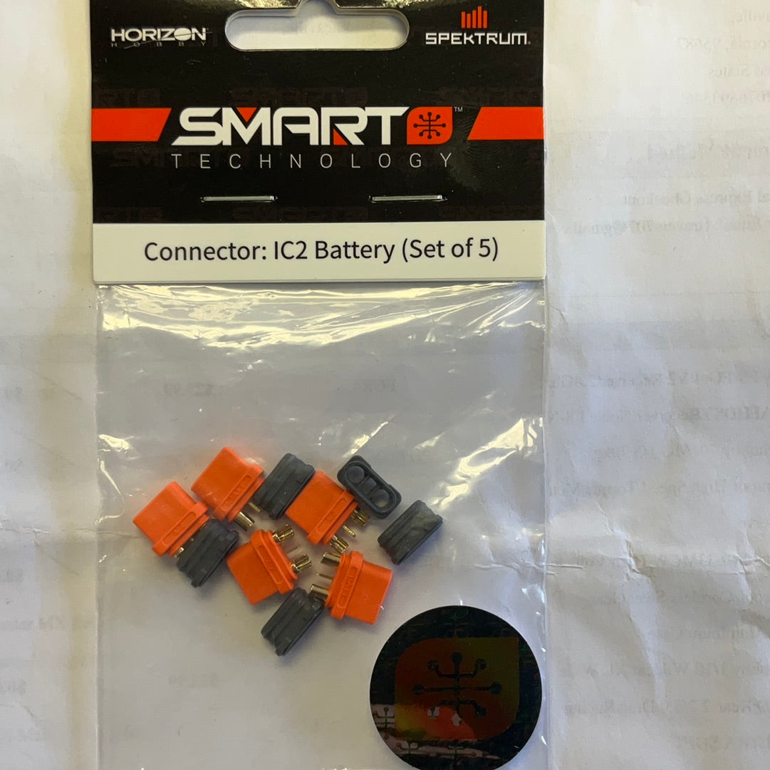 SPEKTRUM Connector: IC2 Battery (Set of 5)