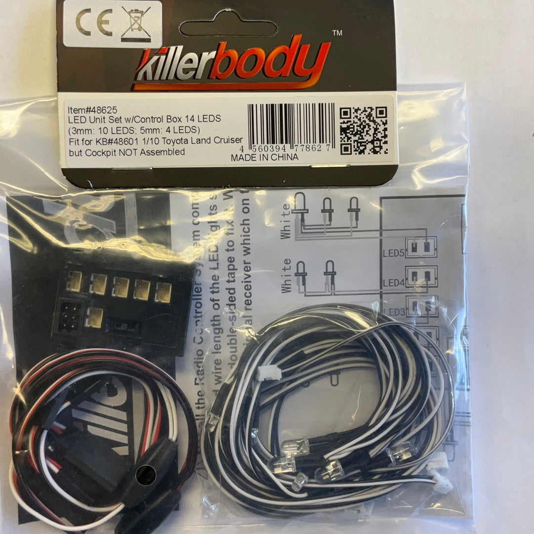 Killerbody LC70 Body LED Light Kit w/Light Controller (14 LEDs)